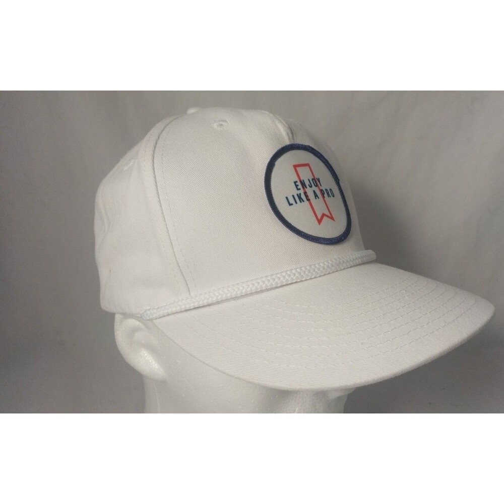 Michelob "Enjoy Like A Pro" Decky Adjustable Snapback 100% Cotton Rope Hat/Cap